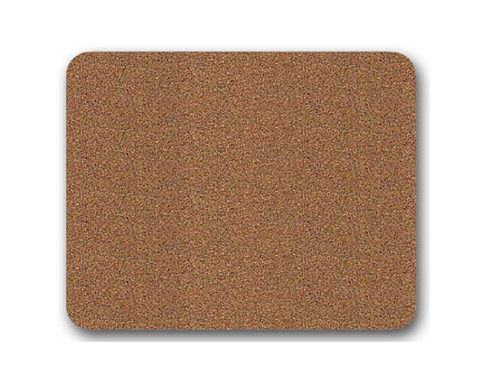 10099 Flip Side Products 36” X 48” Cork Bulletin Board With Self-Healing Natural Cork, Rounded Corners, Cuttable to Sizes, 4 Pieces per Order, Brown Color, 36” X 48” X 0.5”