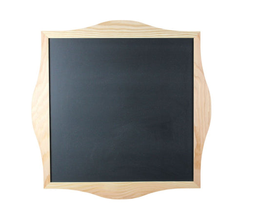 18322 Flip Side Products 29” X 29” Design Your Own Framed Chalkboard With Wood Frame, Durable, Chip Resistant, Black Color