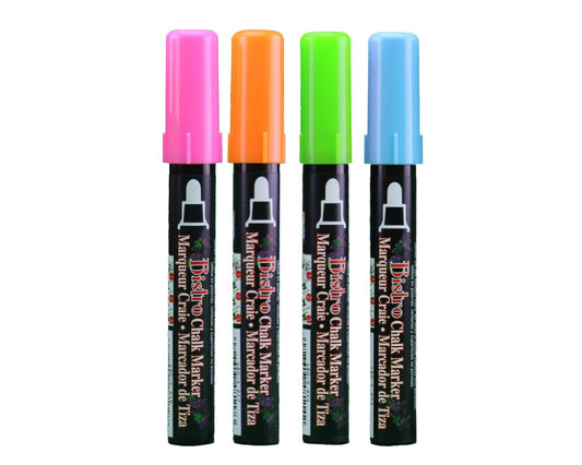18840 Flip Side Products Uchida Chalk Markers, Set Includes 4 Chalk Markers, Sold by Pack of 20
