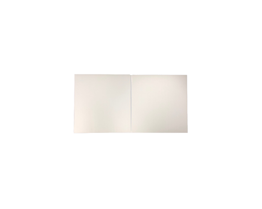 19972 Flip Side Products Premium Plastic Study Carrels With Durable Lightweight Corrugated Plastic. Rounded Corners, White Color, 12” X 46.5”, Pack of 12 or 24
