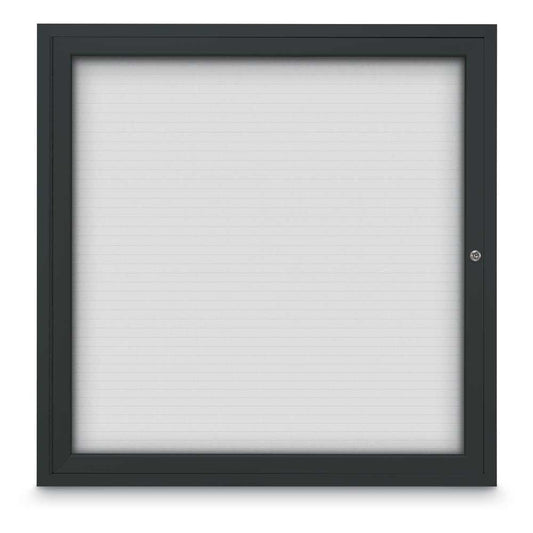 UV852WLM Uvp Inc. Magnetic Board Dry/Wet Erase Surface, Single Door W/ Mitered Aluminum Frame