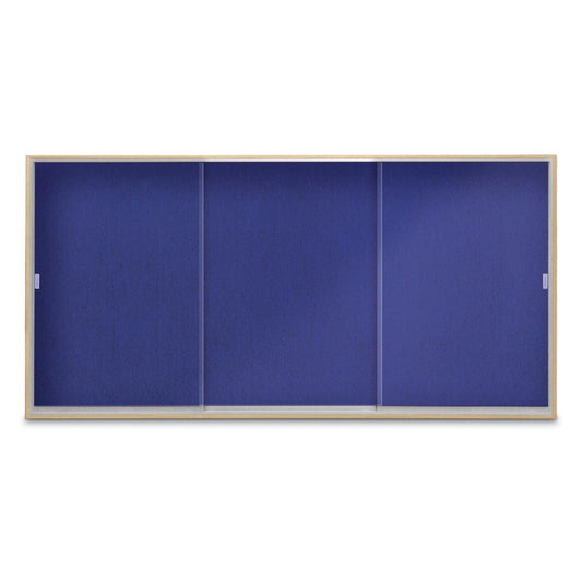 UV9011OEZ Uvp Inc. Tack Board Wood Frame With Sliding Glass Door