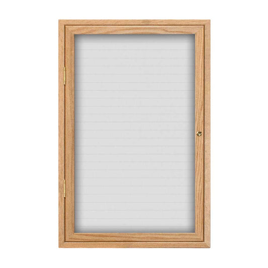 UV101WLM Uvp Inc. Directory Board Magnetic, Lockable Single Door With Wood Frame