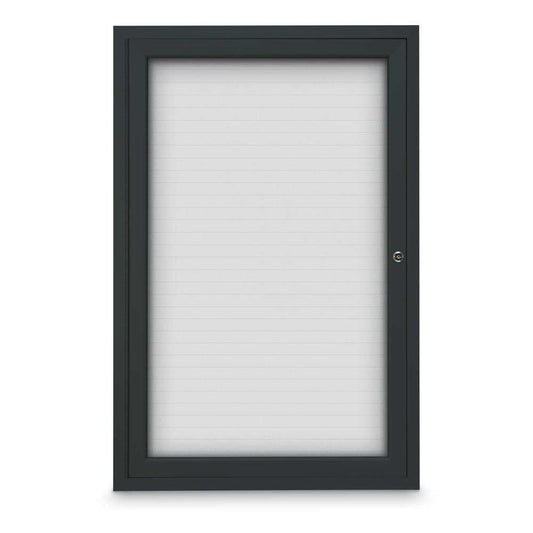 UV851WLM Uvp Inc. Magnetic Board Dry/Wet Erase Surface, Single Door W/ Mitered Aluminum Frame