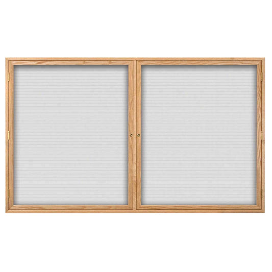 UV104WLM Uvp Inc. Directory Board Magnetic, Lockable Double Door With Wood Frame