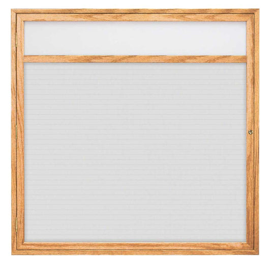 UV102WLMH Uvp Inc. Directory Board Magnetic, Lockable Single Door With Wood Frame And Header