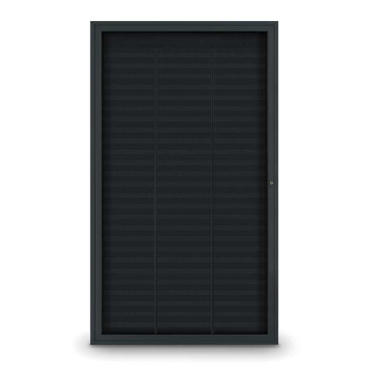 UVNDAD150 Uvp Inc. Directory Board Enclosed Aluminum Frame, Single Door W/ 7" W Black Name Strips