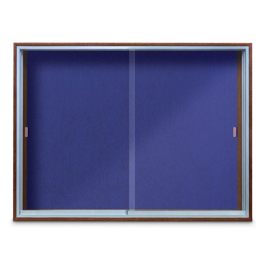 UV9001OEZ Uvp Inc. Tack Board Wood Frame With Sliding Glass Door