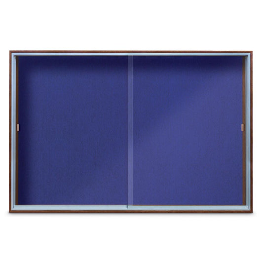 UV9010OEZ Uvp Inc. Tack Board Wood Frame With Sliding Glass Door