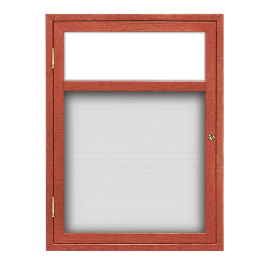 UV100WLMH Uvp Inc. Directory Board Magnetic With Lockable Door, Wood Frame And Header