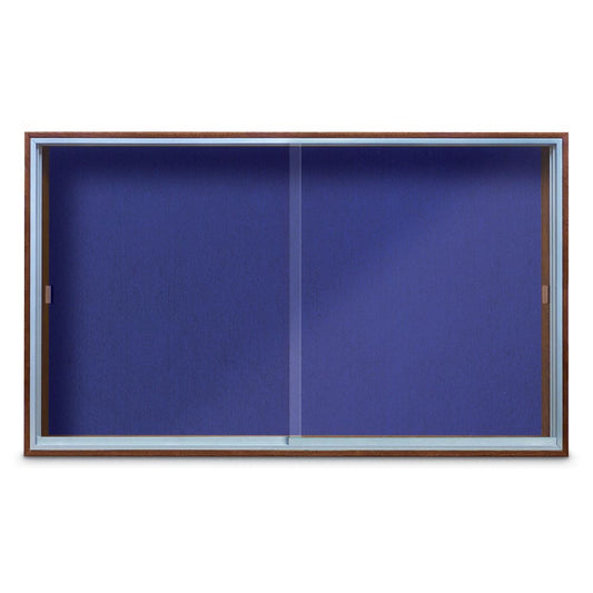 UV9002OEZ Uvp Inc. Tack Board Wood Frame With Sliding Glass Door