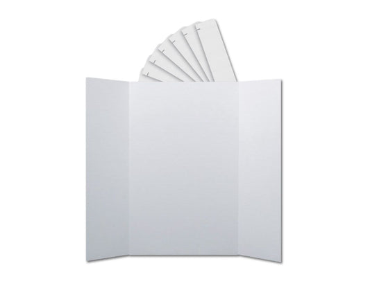 30242 Flip Side Products 36” X 48” White Project Board and Header Set, Includes 24 White Project Boards and 24 White Headers, White Color, Pack of 24
