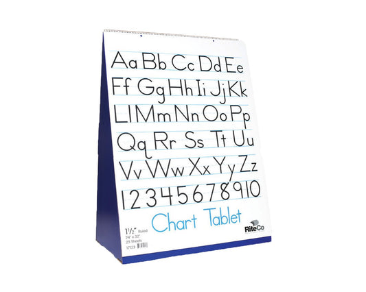 30501-4 Flip Side Products Spiral Bound Flip Chart Stands and Tablets Set With Sloped Design, Holds 24” X 32” and 24” X 16” Spiral-Bound Chart Tablets, Solid Back Support, Includes Full-Color Label Shrink Wrap, 24” X 33”, Pack of 4