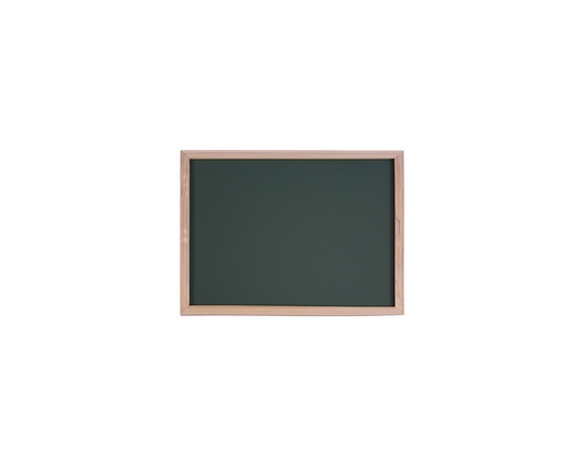 34700 Flip Side Products 36” X 48” Green Chalkboard With Handcrafted Wood Frame