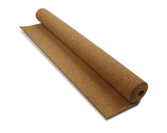 3800 Flip Side Products 6mm Natural Cork Roll With 4” Wide Rolls and 6mm Thick Rolls, Durable, Self-Healing, Cuttable to Sizes, 3 Various Lengths Available