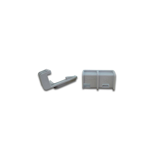 Cclip19P100 Gratnells Tray Clips For P6 Stopsafe Runner, Dove Gray (Pack Of 100) For Educational Storage Use Fits Onto The Back Of Any Gratnells Trays To Hold The Tray Firmly In Place When Used With Stopsafe P6 Runners