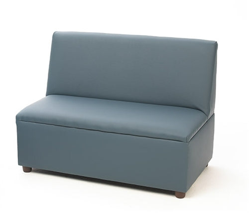 FM-110 Brand New World Modern Casual Enviro-Child Upholstery Sofa for Comfortable Seating for Ages 5 and Up, Built With Sturdy Hardwood Frame, Comfortable Dense Foam and PVC-Free - Dimensions: 34”L X 20”D X 26”H, Legs: 1.5”, Seat Height: 13.5”