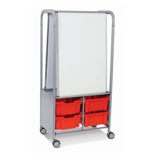 Mst0544 Gratnells Makerhub Resource Cart For Educational Storage Use Designed To Be A Multi-Functional Resource Trolley That Promotes Collaborative Working In The Classroom - Dimensions: 17.13 X 26.97 X 56.29 In