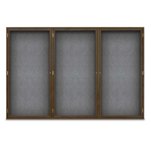 UV108WV Uvp Inc. Fabric Board Receptive Surface, Aluminum Frame With Lockable Door