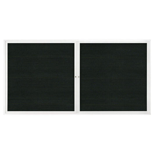 UV11295DD Uvp Inc. Letterboard Enclosed Felt/Vynil Surface, Lockable Double Door