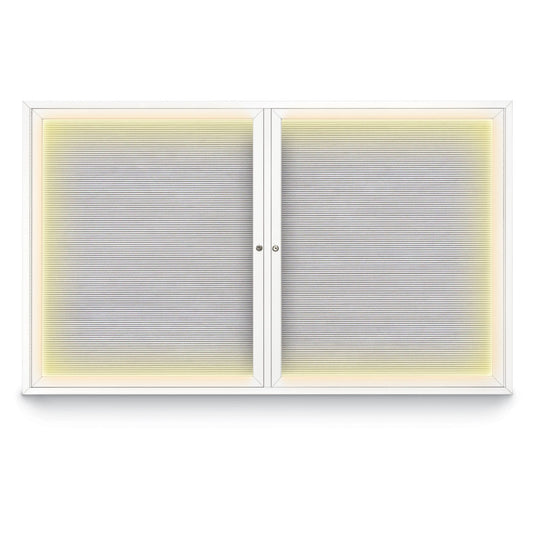 UV1133I UVP Inc. Indoor Enclosed Letterboards Double Door