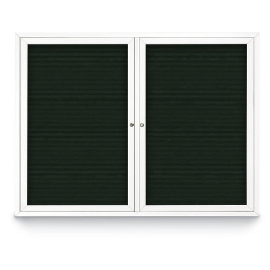 UV1161D UVP Inc. Outdoor Enclosed Letter Boards Double Door Aluminum Frames, 5 Board Type