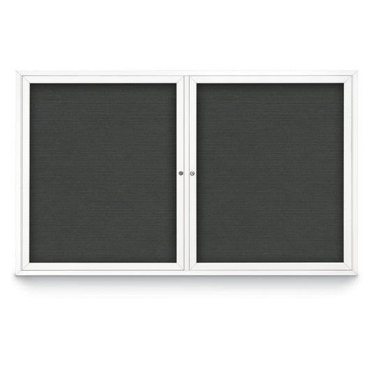 UV1162D Uvp Inc. Felt Letter Board Enclosed Illuminated Interior, Aluminum Frame & Backing, Lockable Door, Helvetica Font