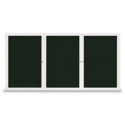 UV1163DTD9648 Uvp Inc. Letter Board Felt Grooved Material, Aluminum Frame, Triple Door