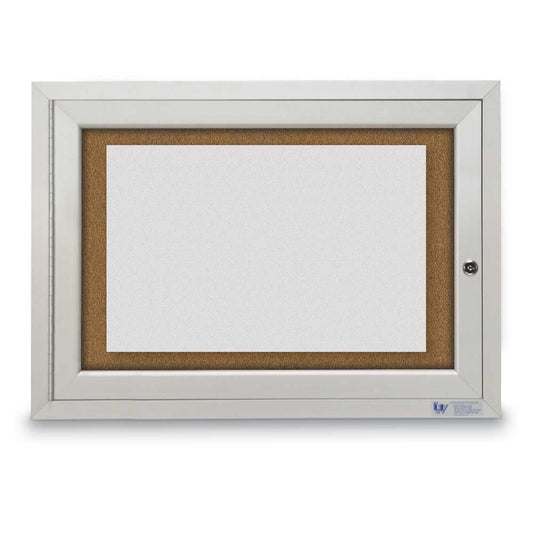 UV3002518 UVP Inc. Enclosed Cork Boards Single Door Traditional Indoor, 19 Board Colors
