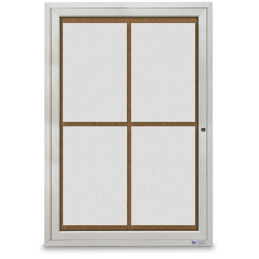 UV3002942 UVP Inc. Enclosed Cork Boards Single Door Traditional Indoor, 19 Board Colors