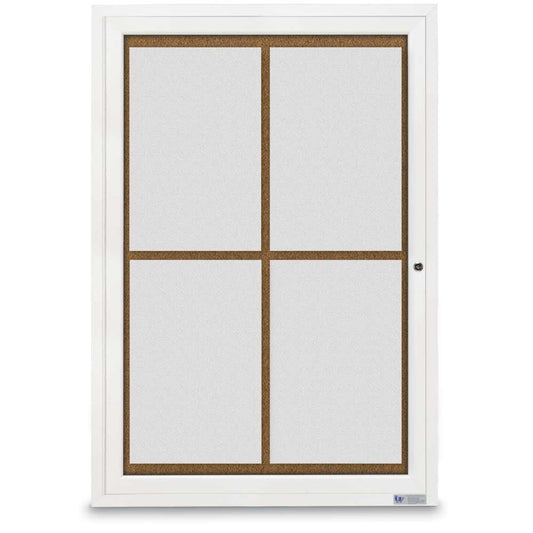 UV3002942 UVP Inc. Enclosed Cork Boards Single Door Traditional Indoor, 19 Board Colors