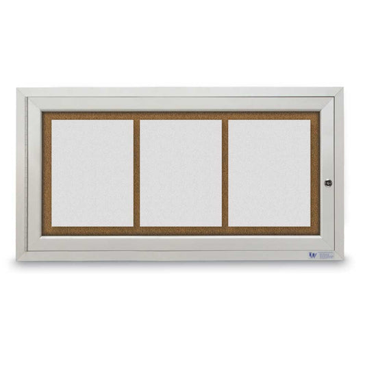 UV3003220 UVP Inc. Enclosed Cork Boards Single Door Traditional Indoor, 19 Board Colors