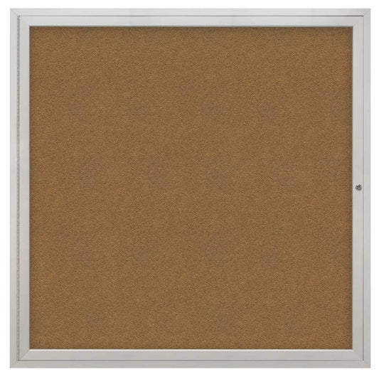 UV4045SD Uvp Inc. Corkboard Enclosed Outdoor Traditional Style, Weather Resistant, Aluminum Backing,Single Door