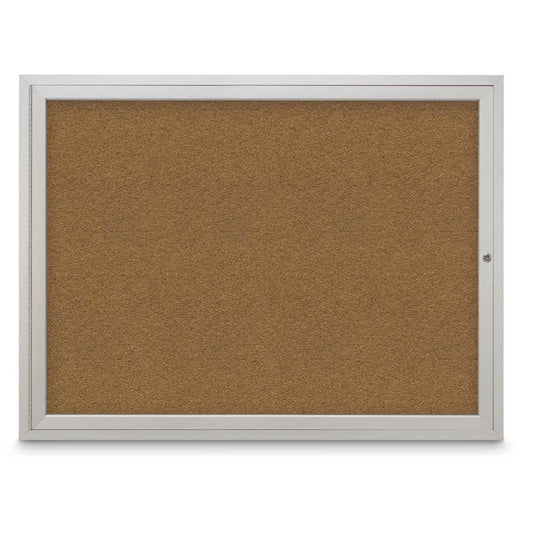 UV404SD Uvp Inc. Corkboard Enclosed Outdoor Traditional Design With Weather Resistant Aluminum Backing