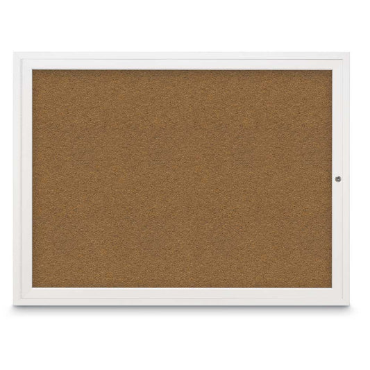 UV404SD Uvp Inc. Corkboard Enclosed Outdoor Traditional Design With Weather Resistant Aluminum Backing