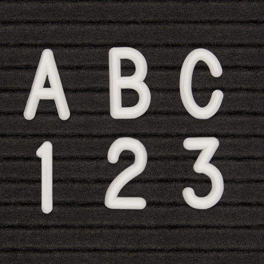 UV523 Uvp Inc. Letter Board Symbols Plastic Helvetica Sprue, White