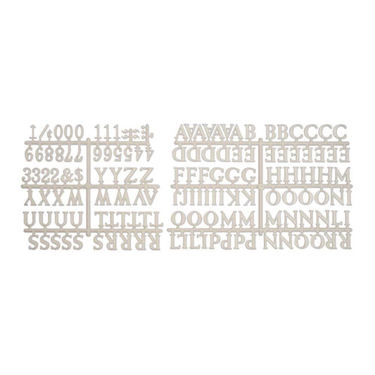 UV6230 Uvp Inc. Letter Board Symbols Roman White Sprue Set