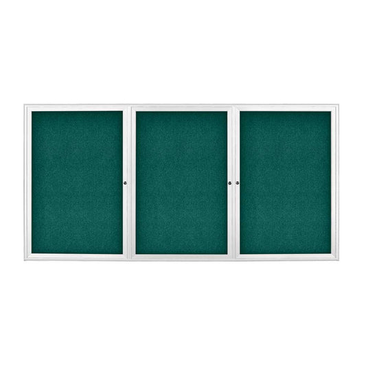 UV7006V Uvp Inc. Velcro Display Board Enclosed Wall Mounted, Fabric Receptive Surface Green, Blue, Black And Red