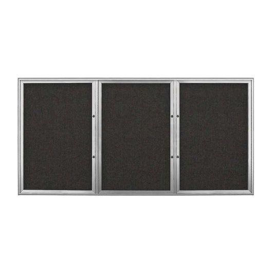 UV8016HPLUS Uvp Inc. Cork Board Enclosed Radius Style, 1"Wide Aluminum Frame, Self Healing Interior
