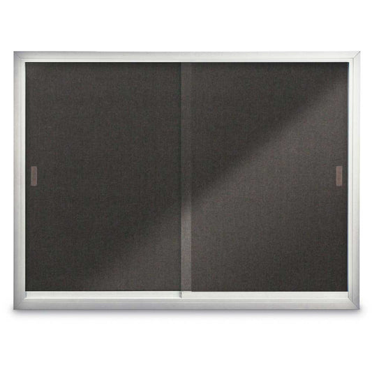 UV9001ACS UVP Inc. Enclosed Cork Boards Sliding Door Traditional Indoor Aluminum, 19 Board Colors