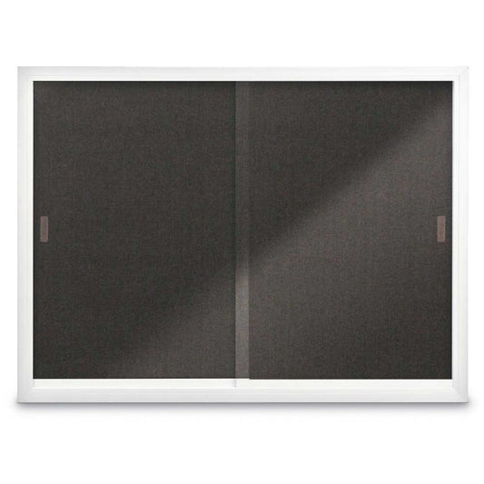 UV9001ACS UVP Inc. Enclosed Cork Boards Sliding Door Traditional Indoor Aluminum, 19 Board Colors