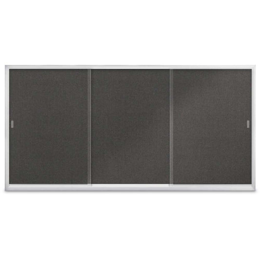 UV9011ACS Uvp Inc. Cork Board Enclosed 1" Wide Traditional Frame, Tempered Glass Sliding Doors , Indoor