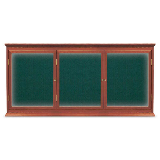 UVC105WI Uvp Inc. Corkboard Enclosed Stain Finish Wood Frame, Side Hinge Door, Indoor Use, Illuminated