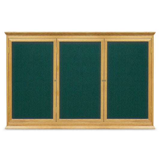 UVC108W Uvp Inc. Corkboard Corkboard Stain Finish Wood Frame With Matching Crown And Base Trim