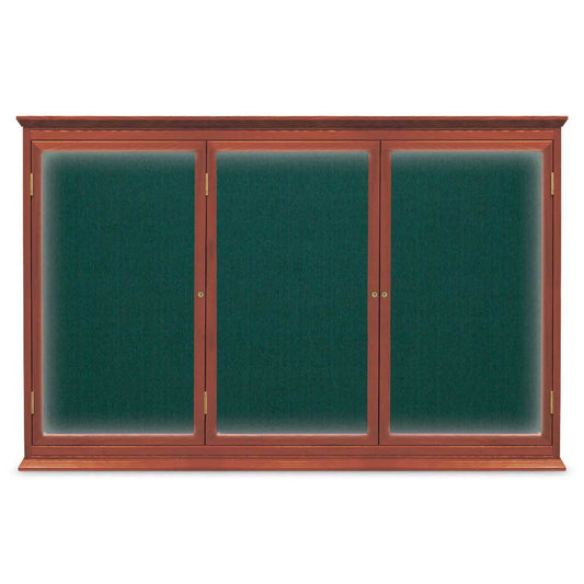 UVC108WI Uvp Inc. Corkboard Enclosed Stain Finish Wood Frame With Matching Crown And Base Trim, Illuminated