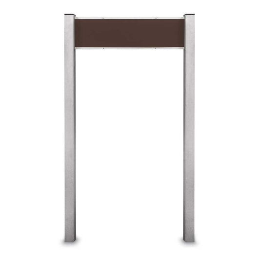 UVL11236 Uvp Inc. Post Sign 8' Or 6' Square Direct Burial Post, Frame And Panel W/ Locking Strip