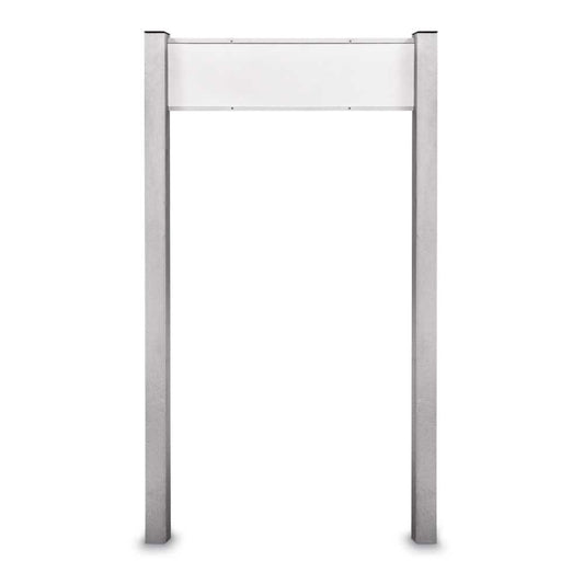 UVL11236 Uvp Inc. Post Sign 8' Or 6' Square Direct Burial Post, Frame And Panel W/ Locking Strip