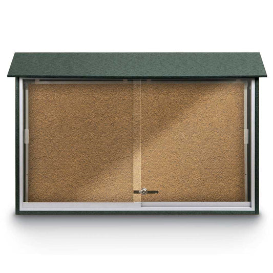 UVMC4530 UVP Inc. Message Centers Sliding Glass Door Recycled Plastic Gloss, 3 Board Colors