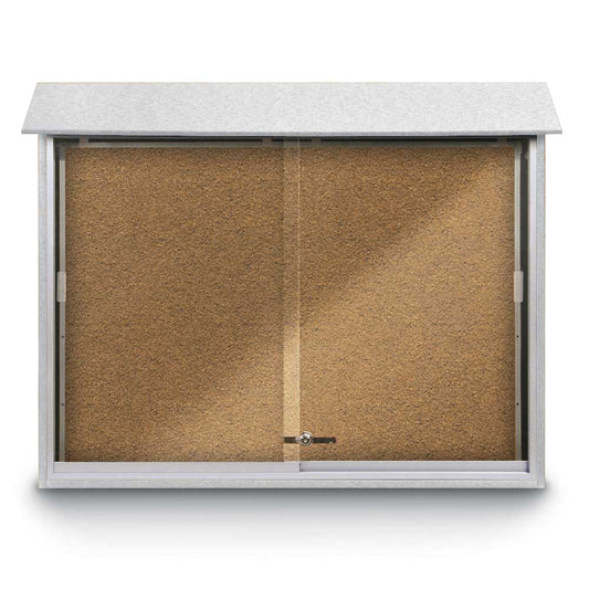UVMC4536 UVP Inc. Outdoor Message Board Sliding Glass Door, 3 Board Colors
