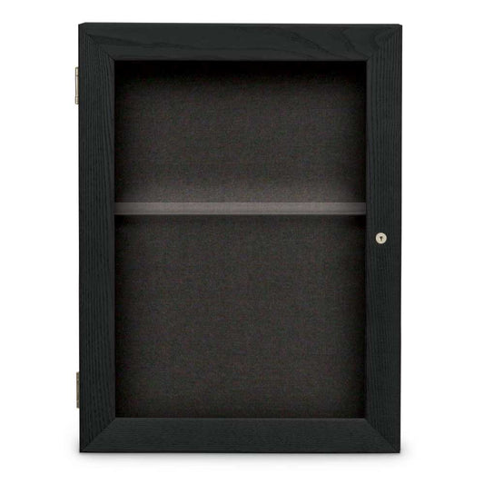 UVMCS1824S UVP Inc. Display Case Memory Wood Wide Door, 16 Board Type Colors